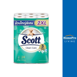 HomePro กระดาษชำระ CLEAN CARE แพ็ค24 แบรนด์ SCOTT