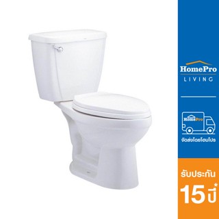 HomePro สุขภัณฑ์ 2 ชิ้น 2708 6 ลิตร สีขาว แบรนด์ MOYA