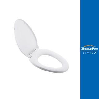 HomePro ฝารองนั่งพลาสติก MOYA TL-05 สีขาว แบรนด์ MOYA