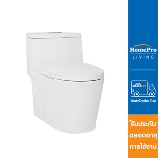 HomePro สุขภัณฑ์ 1 ชิ้น MOYA 015 สีขาว (HTD) แบรนด์ MOYA