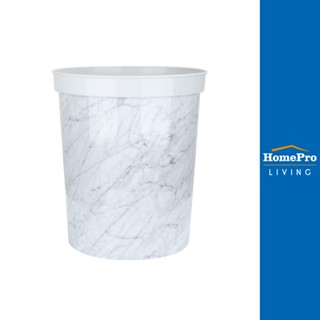 HomePro ถังขยะกลม ACCO SNOW MARBLE ขนาด 9L ลายหินอ่อน แบรนด์ ACCO