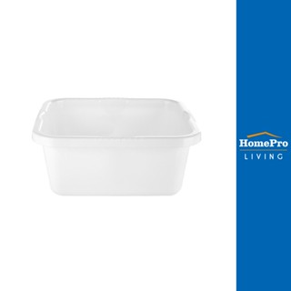 HomePro กะละมัง ทรงเหลี่ยม ขนาด 29cm. สีขาว แบรนด์ PLIM