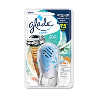 HomePro น้ำหอมปรับอากาศรถยนต์  SPORT 7ml OCEAN ESCAPE แบรนด์ GLADE