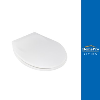 HomePro ฝารองนั่งพลาสติก MOYA 14398 สีขาว แบรนด์ MOYA