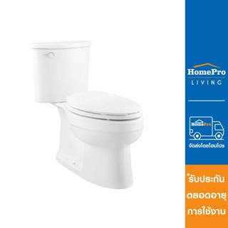 HomePro สุขภัณฑ์ 2 ชิ้น KOHLER K-22248K-C-0 4 ลิตร สีขาว แบรนด์ KOHLER