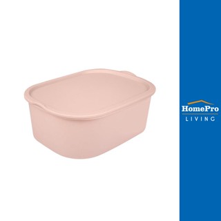HomePro กล่องจัดเก็บชุดชั้นใน PLIM 31.8x24.8 ซม. สีชมพู แบรนด์ PLIM