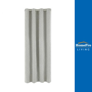 HomePro ม่าน EYELET HAZA UV 150X220 เซนติเมตร สีเทา แบรนด์ HLS