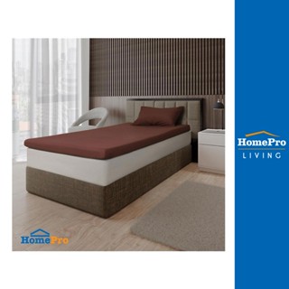 HomePro ผ้าปู TOPPER 3FT. สี BROWN แบรนด์ HLS