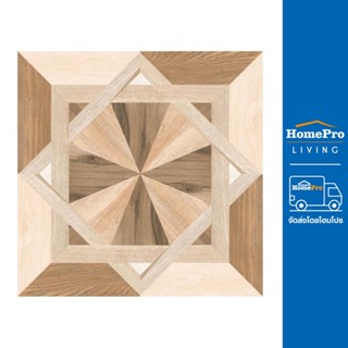 HomePro กระเบื้องพื้น 60x60 ซม. TARA วีร่า วู้ด น้ำตาล 1.44M2 แบรนด์ TARA