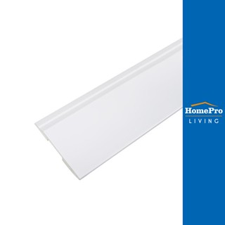 HomePro บัวพื้นPS -3601 9.5x240x1.2 ซม. สีขาว แบรนด์ CROBERN