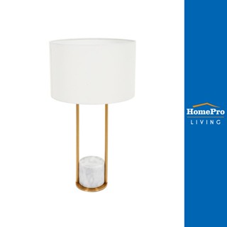 HomePro ไฟตั้งโต๊ะ CARINI CLASSIC MT5177WH สีขาว/ทอง แบรนด์ CARINI