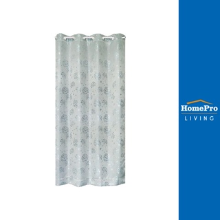 HomePro ม่าน EYELET FLY UV 135X220 เซนติเมตร สีเทา แบรนด์ HLS