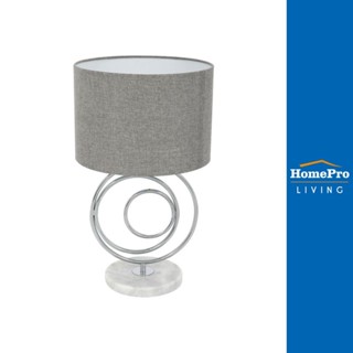 HomePro ไฟตั้งโต๊ะ CARINI CLASSIC MT1541 สีเทา/โครเมี่ยม แบรนด์ CARINI
