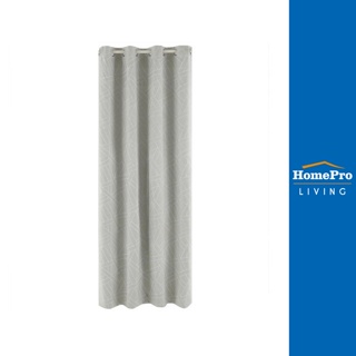 HomePro ม่าน EYELET HAZA UV 150X250 เซนติเมตร สีเทา แบรนด์ HLS