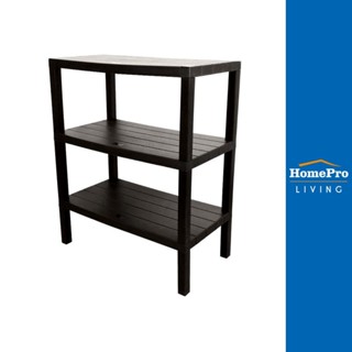 HomePro ชั้นวางของ 3 ชั้น 30x60x73 cm สีน้ำตาล แบรนด์ STACKO