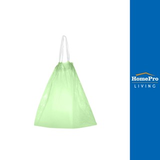 HomePro ถุงขยะม้วน หูผูก ACCO ขนาด 24x28 นิ้ว จำนวน 15ใบ สีเขียว แบรนด์ ACCO