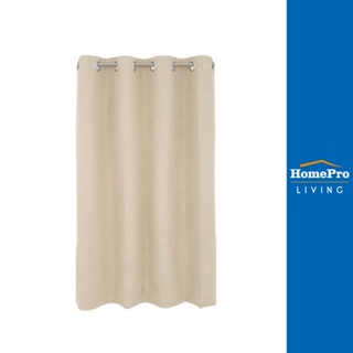 HomePro ม่าน EYELET PALE UV 135X160 เซนติเมตร สีครีม แบรนด์ HLS