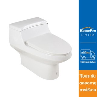 HomePro สุขภัณฑ์ 1 ชิ้น MOYA SN-T010 4.8L สีขาว แบรนด์ MOYA