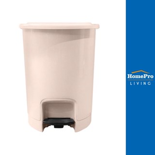 HomePro ถังขยะเหยียบกลม ACCO PASTEL 542 ขนาด 12L สีเบจ แบรนด์ ACCO