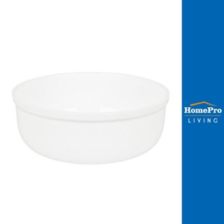 HomePro ขันน้ำกลม PLIM 18cm สีขาว แบรนด์ PLIM