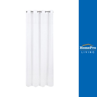 HomePro ม่านโปร่ง EYELET TEMPO 150X250 เซนติเมตร สีขาว แบรนด์ HLS