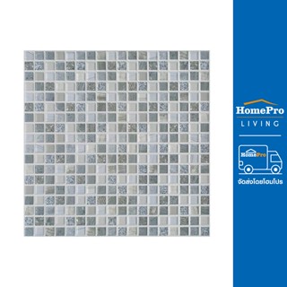 HomePro กระเบื้องพื้น 12x12 นิ้ว โมเสค สโตน เทา PM แบรนด์ TARA