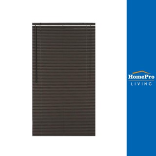 HomePro มู่ลี่ ไวนิล 90X160CM สีน้ำตาลเข้ม แบรนด์ HLS