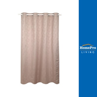 HomePro ม่าน EYELET RIGO UV 140X160 เซนติเมตร สีน้ำตาล แบรนด์ HLS