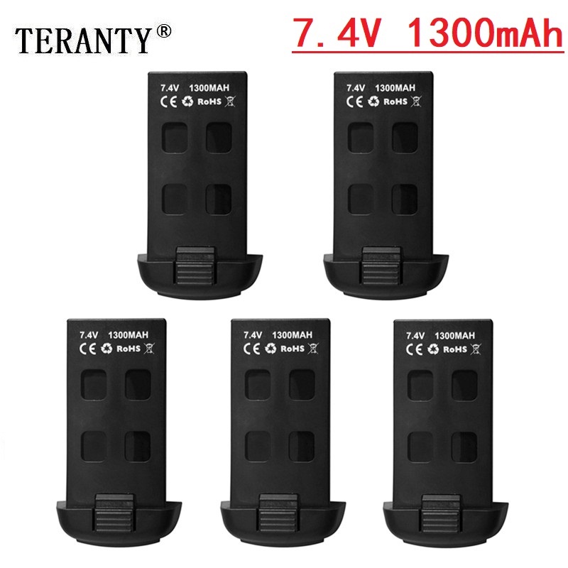 1/2/3/5Pcs 7.4V 1300MAh Lipo แบตเตอรี่สำหรับ S166 S167 RC Drone อะไหล่สำหรับ S167 RC Drone แบตเตอรี่