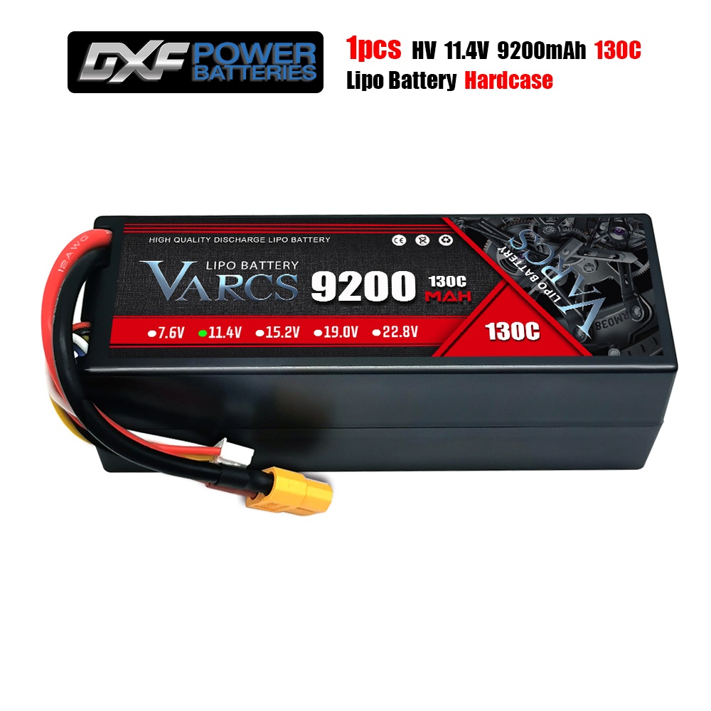 VARCS 2S 3S 4S 6S Lipo แบตเตอรี่7.4V 11.4V 11.1V 15.2V 14.8V 22.2V 9200MAh 5200MAh 8400MAh 7000MAh 6