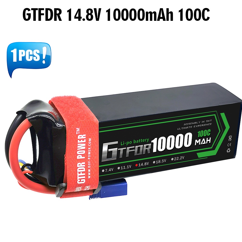 GTFDR 4S 14.8V 10000MAh Lipo แบตเตอรี่15.2V 22.2V 11.1V 7.4V 6S 3S 2S 6500MAh 7000MAh 8000MAh 8400MA