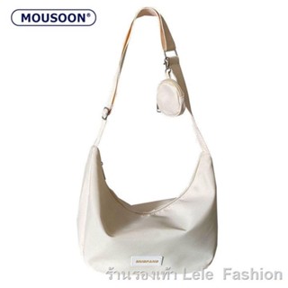 [new] กระเป๋าสะพายสุภาพสตรี Messenger Bag ญี่ปุ่น Simple Nylon Dumpling Bag 【ถูก ที่สุด】