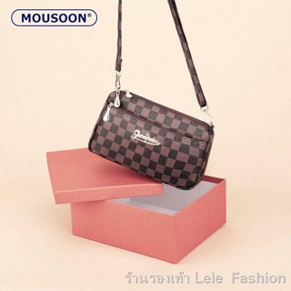 [new] กระเป๋าสะพายผญ  พายข้าง กระเป๋าวินเทจ pu leather 【ถูก ที่สุด】