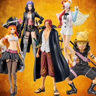 Figure One Piece [รุ่นคุณภาพสูง]Theatrical Edition Red-haired Shanks Uta Robin Usopp Nami Hand-Runรุ่นเดสก์ท็อปตกแต่งชุด