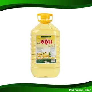 น้ํามันถั่วเหลือง องุ่น 5 ลิตร (แกลลอน) Soybean Oil Angoon น้ำมัน น้ำมันพืช น้ำมันทำอาหาร น้ำมันปาม น้ำมันปามล์ น้ำมันทอ