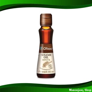 น้ํามันงาธรรมชาติ ชองจองวอน 300 มล. Sesame Oil Chung Jung One น้ำมัน น้ำมันพืช น้ำมันทำอาหาร น้ำมันปาล์ม น้ำมันทำอาหาร น