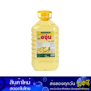 น้ํามันถั่วเหลือง 5 ลิตร (แกลลอน) องุ่น Angoon Soybean Oil น้ำมัน น้ำมันพืช น้ำมันทำอาหาร น้ำมันปาม น้ำมันปามล์ น้ำมันทอ