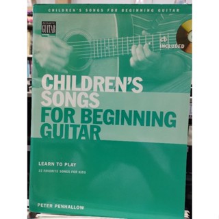 CHILDREN SONGS FOR BEGINNING GUITAR W/CD/073999957310