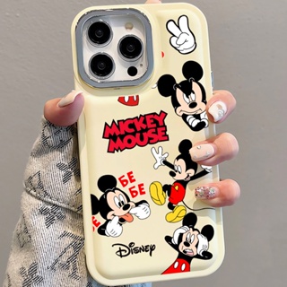 เคสโทรศัพท์มือถือ แบบนิ่ม ลายมิกกี้ เมาส์ สําหรับ iPhone 14Promax 13 12 11 7Plus X XR xsmax