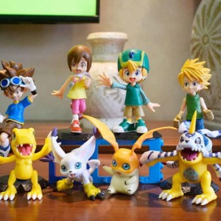 Digimon Adventure 8 โมเดลดิจิทัล Yagami Taidai and Yagumon Gabumon Badamon แฮนด์เมด สําหรับตกแต่ง