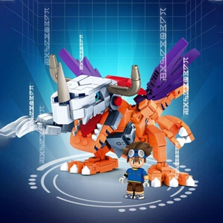 Senbao บล็อคตัวต่อ Digimon 2023 ของเล่นสําหรับเด็ก