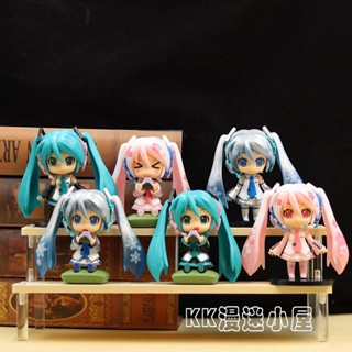 โมเดลตุ๊กตา Hatsune Miku Kagamine Rin Len Megurine LukaQ Version แฮนด์เมด สําหรับตกแต่งเค้ก