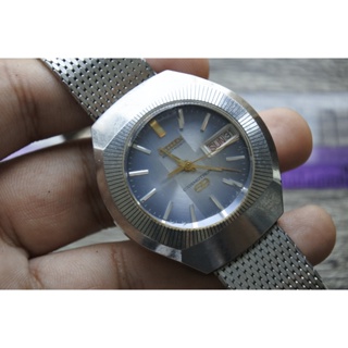 นาฬิกา Vintage มือสองญี่ปุ่น Citizen Electronic Cosmotron ระบบ QUARTZ ผู้ชาย ทรงกลม หน้าสีน้ำเงิน หน้าปัด37มม