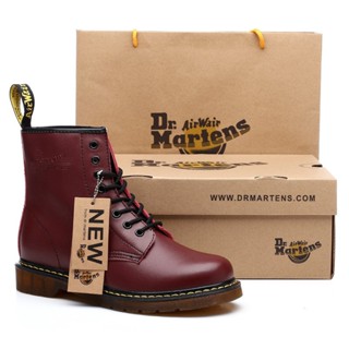 รองเท้าบุรุษMen/Women Fashion Martin Boots British High Top Hot Dr.Martens Shoes Retro