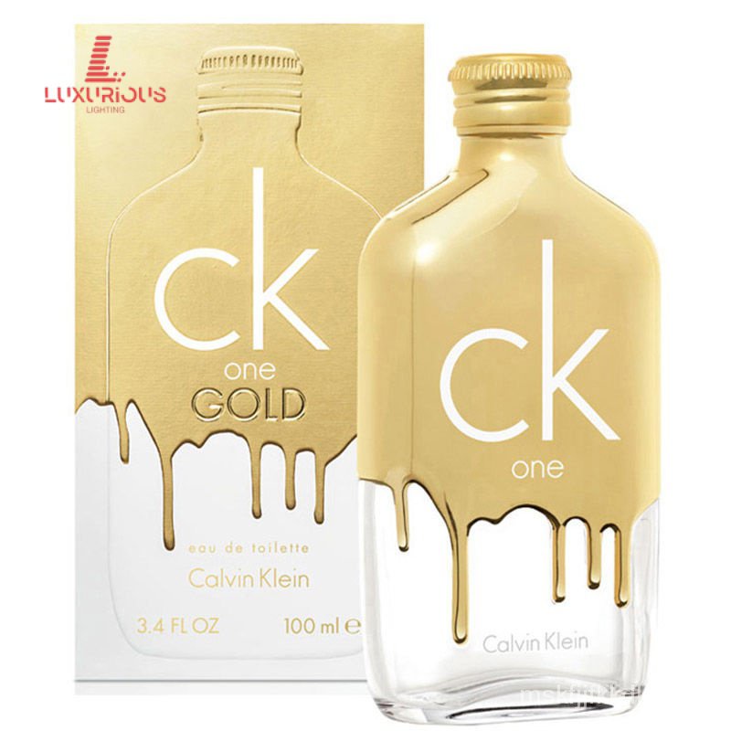 Calvin Kleinคาลวินเรนกาck oneGOLDน้ำหอมผู้ชายและผู้หญิง Hyun Gold Edition ปกแข็ง PUSA