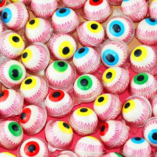 ❁3D big eyeballs ไหลหัวใจ burst berry น้ำ soft candy อินเทอร์เน็ตคนดังสร้างสรรค์ตาน้ำตาลโยเกิร์ตรส spoof เด็กขนม