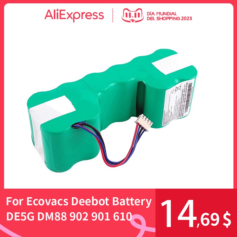 DE55 12V Ni-MH 3500MAh แบตเตอรี่สำหรับ Ecovacs Deebot DE5G DM88 902 901 610เครื่องดูดฝุ่นหุ่นยนต์แบต