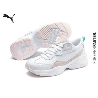 PUMA BASICS - รองเท้ากีฬาผู้หญิง Cilia Lux สีขาว - FTW - 37028209