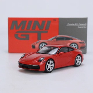 โมเดลรถยนต์ Porsche Porsche 911 (992) Carrera S ขนาดมินิ GT 1: 64 ของเล่นสําหรับเด็ก