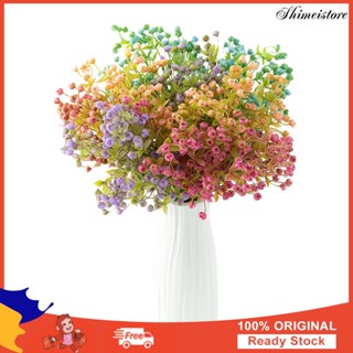 [COD]⚘Gypsophila ช่อดอกไม้ประดิษฐ์ พลาสติก 5 กิ่ง 150 หัว 1 กิ่ง ดูแลง่าย